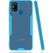 ZORE Galaxy M31 Kılıf Zore Parfe KAPAK-MAVI-8682314069588-TCHS46647