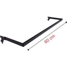 Ab1 10X30 Kare Profil, Konik Dikme Askı Kolu, 60 cm Uzunluk, Baston Askı Kol
