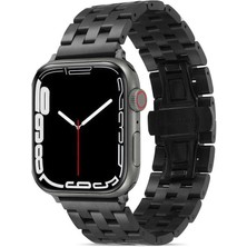 ZORE Watch Ultra 49MM Kordon Uyumlu Krd-20 Metal Strap Kayış Zore - SIYAH-8680436371473-TCHS79520