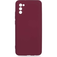 ZORE Galaxy A02S Kılıf Zore Mara Laaakan Kapak-Koyu MOR-8682314126045-TCHS55496