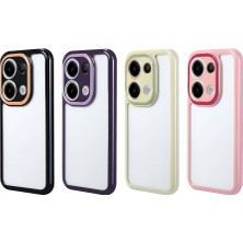 ZORE Xiaomi Redmi Note 13 Pro 4g Kılıf Kamera Korumalı Renkli Kenar ve Çerçeve Tasarımlı Zore Vitamin Kap