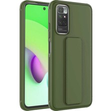 ZORE Xiaomi Redmi Note 11 Pro 5g Kılıf Zore Qstand Kapak-Koyu YEŞIL-8680436470237-TCHS72746