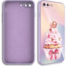 Apple iPhone 7 Plus Kılıf Kamera Korumalı Desenli Sert Silikon Zore Epoksi KAPAK-NO7-8680436592663-T