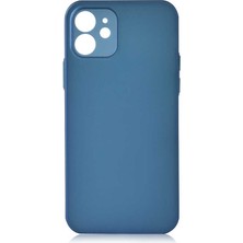 ZORE Apple iPhone 12 Uyumlu ​​​​zore Slims Kapak-Saks MAVI-8682314077880-TA51049-TCHS
