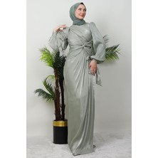 Giza Store Orkide Ipek Abiye Nil Yeşil