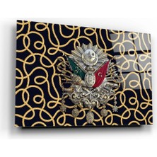 Marsilyan- Osmanlı Tuğrası Cam Tablo