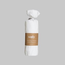 Sarev   Pamuk Battal Boy 200200  cm  2 Adet Yastık Kılıflı Fitted Çarşaf Seti Beyaz