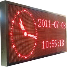 Ledgrafık Kayan Yazı 64×128 Kırmızı LED Tabela Ledgrafik Wifi Kontrol