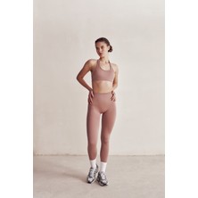 Vita Pudra Seamless Scrunch Toparlayıcı Spor Tayt