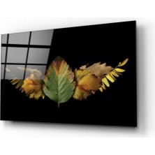 Marsilyan- Yapraklar Cam Tablo