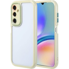 ZORE Galaxy A05S Kılıf Kamera Korumalı Renkli Kenar ve Çerçeve Tasarımlı Zore Vitamin KAPAK-YEŞIL-8680436