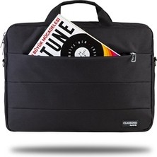 Classone TL2000 Romeo Serisi WTXpro Su Geçirmez Kumaş 15.6" Notebook, Laptop ,El Çantası- Siyah