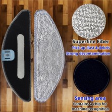 Whispering Combo I5 / I5+ J5 + Robot Süpürge Yedek Parçaları Ana Yan Fırça Hepa Filtre Paspas Pedleri (Yurt Dışından)