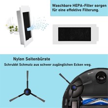 Whispering T30 Pro Omni / Ana Yan Fırça Hepa Filtre Paspas Bezi Robot Süpürge Aksesuarları (Yurt Dışından)