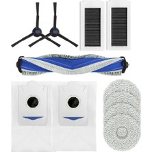 Whispering X5 Pro Süpürme Robotu Aksesuarları Paspas Toz Torbası Sarf Malzemeleri Yan Silindir Fırça Filtre Elemanları A (Yurt Dışından)