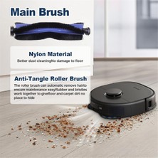 Pouxheu X10 Pro Omni Vakum Parçaları Için 23 Adet Yedek Aksesuarlar Ana Fırça Paspas Bezi Yan Fırçalar Hepa Filtre Toz Torbaları (Yurt Dışından)