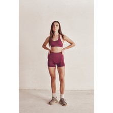 Solis Vişne Seamless Spor Biker Şort