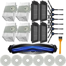 Stayrea T50 Pro Robot Süpürge Parçaları Için Ana Fırça Hepa Filtreleri Yan Toz Torbası Paspas Bezlerini Değiştirin (Yurt Dışından)