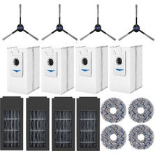 Stayrea X2S Makine Vakum Süpürgesi Yan Fırça Bez Filtre Klipsi Karbon Toz Torbası (Yurt Dışından)