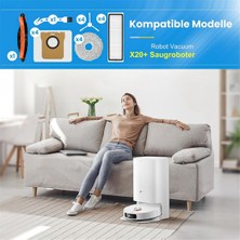 Stayrea Robot Vakum X20+ Temizleyici Ana Yan Fırça Hepa Filtre Paspas Bezi Toz Torbaları Yedek Parçaları (Yurt Dışından)