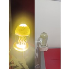Ayder Online Satış Ahşap Altlıklı Işıklı Küre