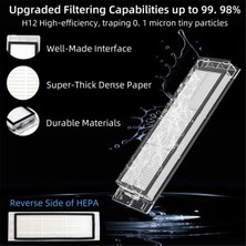 Vuebul S5 Max, S6 Maxv, S4 E2, E3, E4, E5, 1s, SDJQR01RR Ana Yan Fırça Filtresi Mop Robot Süpürge Parçaları (Yurt Dışından)