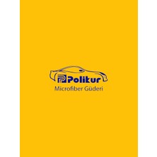 Orjinal Polikur Mikrofiber Güderi Hardal 3219 Büyük Boy 55X70 cm Profesyonel Oto Kurulama Bezi ve Cam Bezi