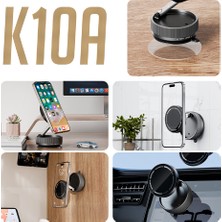 Magsafe Telefon Tutucu Tüm Yüzeylerle Uyumlu Vakumlu Sökülebilir 360 Oynar Başlıklı Üniversal Telefon Tutucu Cam-Ayna-Torpido-Mutfak-Ofis Her Yerde Kullanılabilen