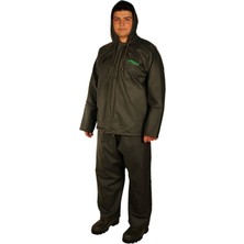 Polly Rain PR1001 Pvc Alt-Üst Takım Yağmurluk (Haki)