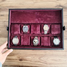 Onywatch Deri Saat Kutusu Saat Koleksiyon Kutusu 10'lu Saat Kutusu