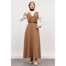 Erves Düğmeli Jile 1399 - Taba