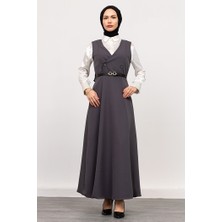 İlkimay.com Erves Düğmeli Jile 1399 - Antrasit