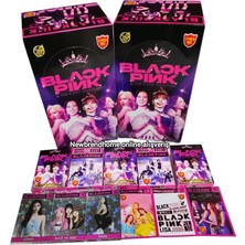 Emrah Gültekin Black Pink & The K-Pop Takeover (24 Mini Kutu 72 Adet Hologramlı Kart 72 Adet Yapışkanlı Sticker) Oyun Kağıtları