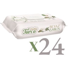 Baby Turco Turco Baby Islak Havlu 90'lı Beyaz Sabun X24 Adet