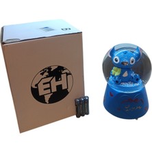 Stitch Kalpli Müzikli Işıklı Büyük Boy Kar Küre