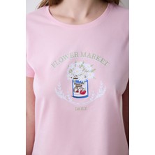 Penti Pamuklu Flower Market Pantolon Çok Renkli Pijama Takımı