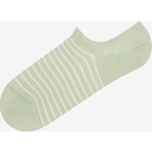 Soft Color Line Yeşil 3lü Sneaker Çorap