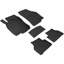 Ferrous Volkswagen Caddy 4d Havuzlu Kauçuk Paspas 2021 ve Üstü Siyah