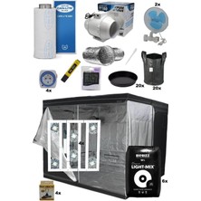 Grow Wizard 240X240X200 Bitki Yetiştirme Kabin Seti Eco