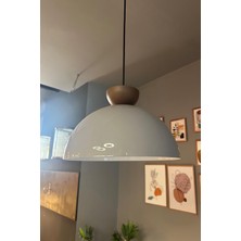 Bamyum Yimpi Avize Tekli Sarkıt Sütlü Kahve Şapkalı Başlık Salon Kuaför Cafe Dekoratif Aydınlatma Pastane