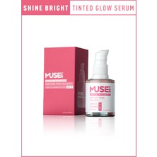 Muse Lab Shine Bright Tinted Glow Serum I Cilt Aydınlatıcı I Parlatıcı I Nemlendirici Serum SPF15