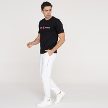Jack & Jones Erkek Gögüs Logo Baskili %100 Pamuklu Tisört - Log
