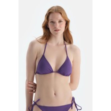 Dagi Mor Üçgen Küçük Bikini Üst