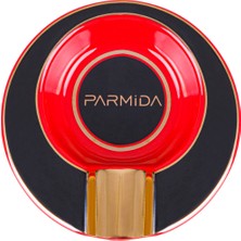 Parmida Siyah-Kırmızı Porselen Tekli Puro Küllüğü