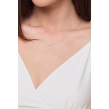Kural Jewelry 925 Ayar Gümüş Singapur Zincir 50 cm Kadın Kolye