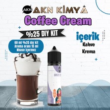 Akn Kimya Coffee Cream Yoğun Dıy Kit Kahve Krema Gıda Aroması %25 Oranda Aroma İçerir (Hazır Değildir )