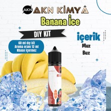 Akn Kimya Banana Ice Dıy Kit Muz Buz Gıda Aroması %20 Oranda Aroma İçerir (Hazır Değildir )