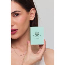 Kural Jewelry 925 Ayar Gümüş Gurmet Tondo Kare 45 cm Ayarlanabilir Zincir Kadın Kolye