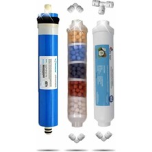 Aqua Bella Su Arıtma Cihazı Nsf Onaylı Vontron Membranlı Filtre Seti 4-5-6 Aşama 5in1 Filtreli