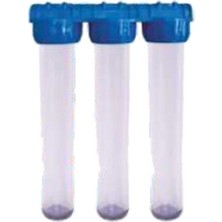 Aqua Bella 20 Inç 3 Lü Bina Girişi Su Arıtma Cihazı ve Daire Girişi Su Arıtma